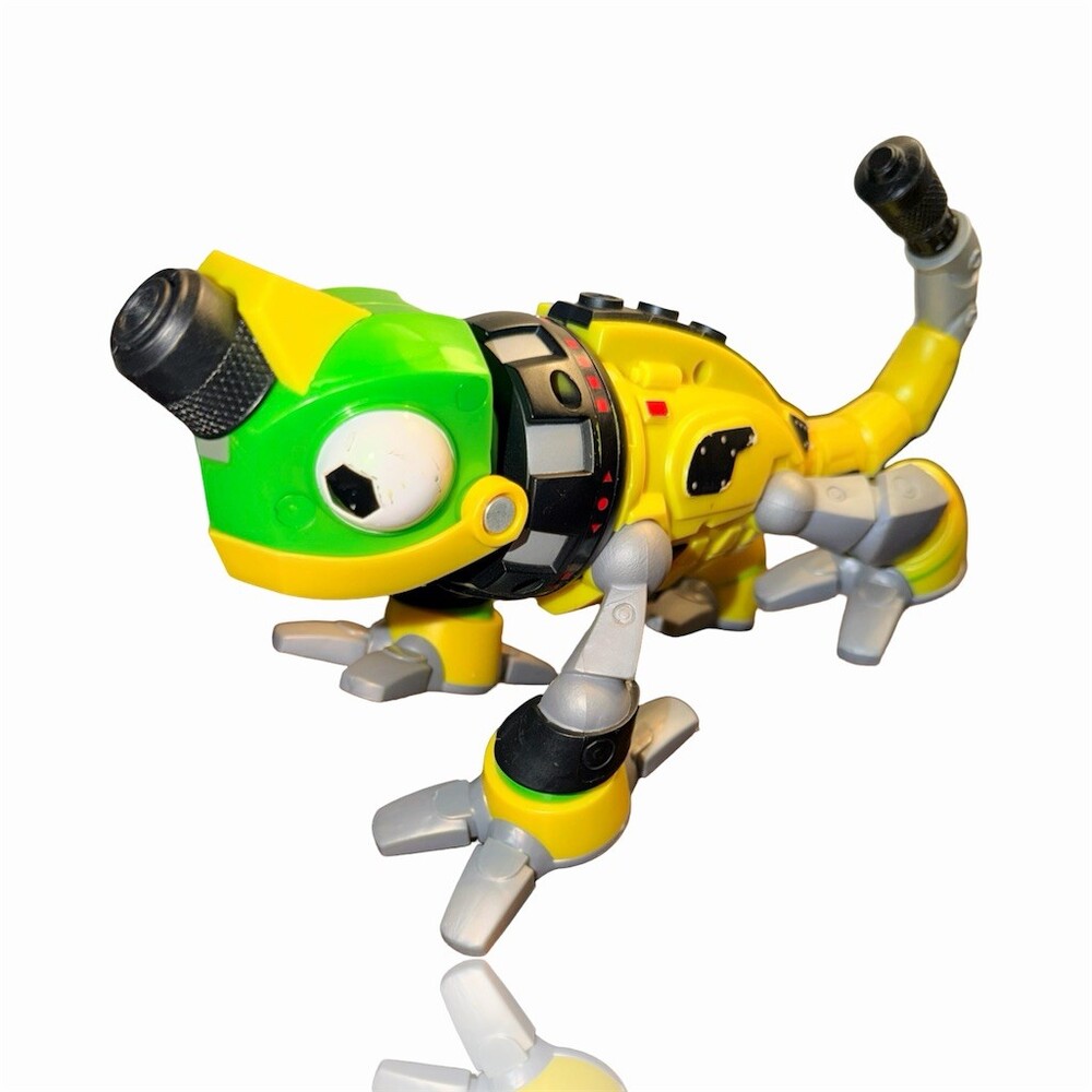 Dinotrux Reptool Revvit Action Figure Yellow/Green Lizard Robot Mattel